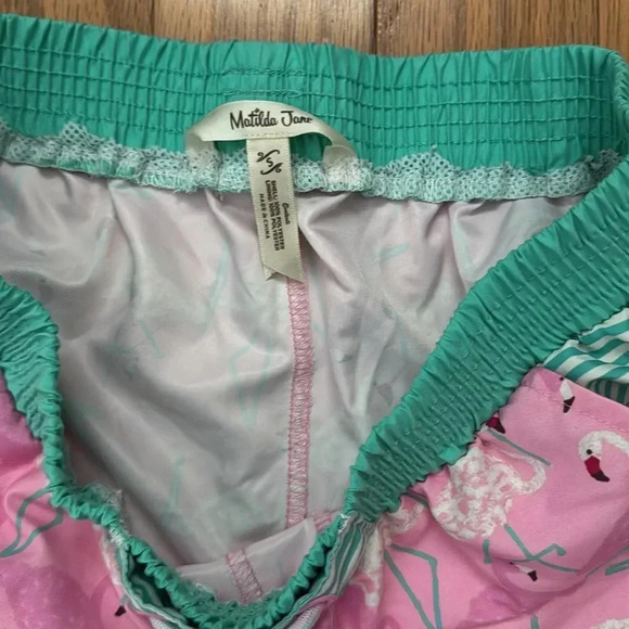 Matilda Jane | boys | flamingo swim shorts | size S - Picture 2 of 3